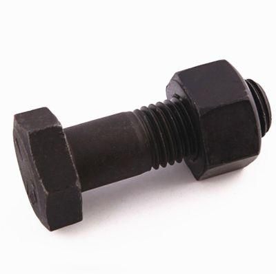 Fastener DIN931 8.8 Grade Black Hex Bolt and Nut Hex Head Bolt