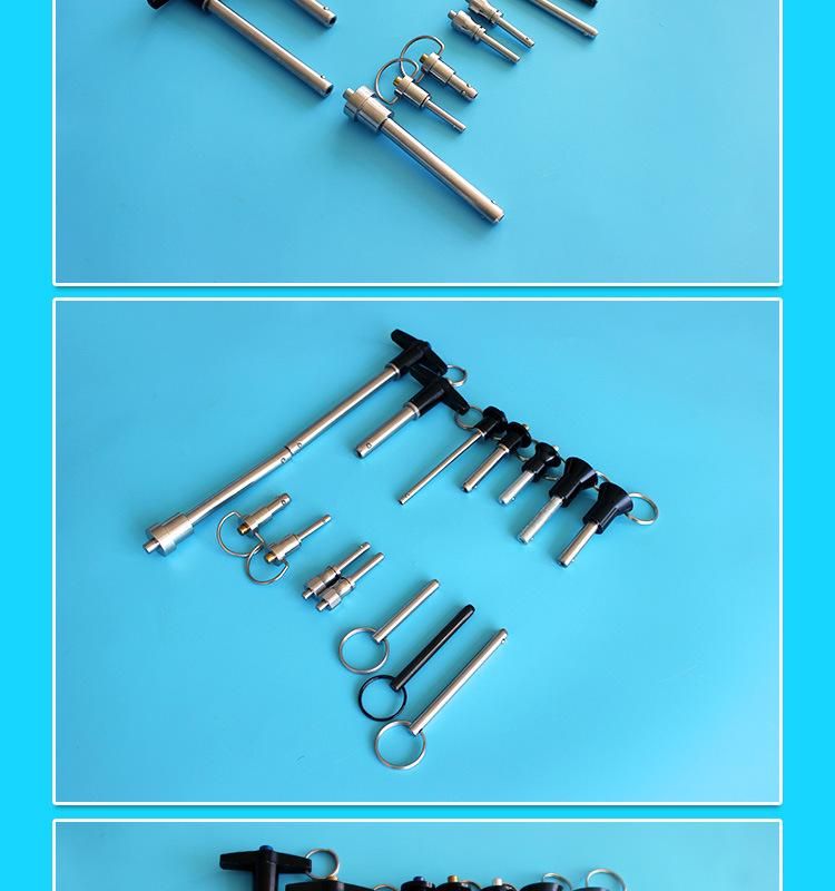 Push Button Quick Release Ball Lock Pin Detent Pin Wires Hitch Lynch Clevis Detent Ball Lock Safety Quick Release Self Locking Pin Push Button Pin