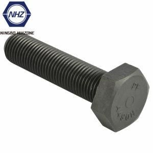 ASTM A490m 10s Type 1 Heavy Hexagonal Structural Bolt Black