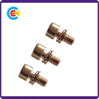 DIN/ANSI/BS/JIS Carbon-Steel/Stainless-Steel International Galvanized Multicolored M6 Hexagonal Combination Screws