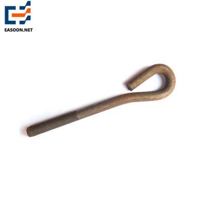 9 Shape Anchor Bolt High Strength Thread Rod DIN529 Masonry Bolt 7 Shape Concrete Anchor Bolts with Galvanized Surface