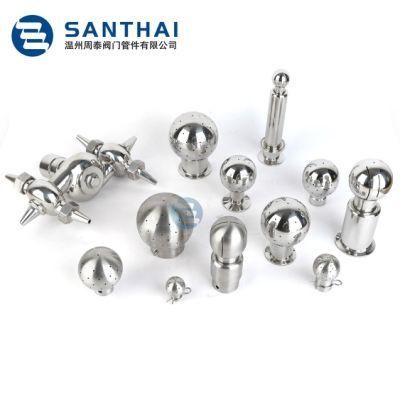 Stainless Steel Food Grade Female Threaded Tank Rotary Cleaning Ball