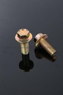 China Fastener Hex Flane Bolt 1 Yzp/Hexagon Flange Head Bolts