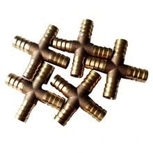 China Manufacturer CNC Machining Customized Brass Cross Fitting for Farm