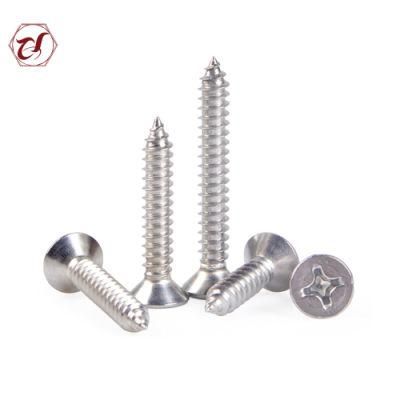 A2 Flat Head Ss 304 Csk Head Self Tapping Screw