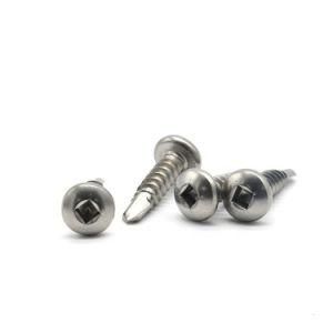 Stainless Steel Self Drilling Screw with Pan Head Square Driver