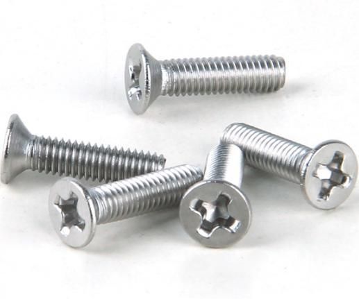 Stainless Steel DIN966 Cross Recessed Raised Countersunk Pan Head Machine Screw