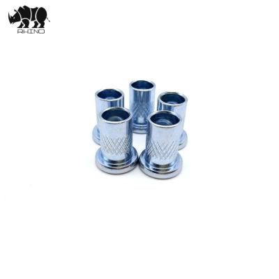 Flat Head Furniture Nut, Zinc Plated, Blind Rivet Nut