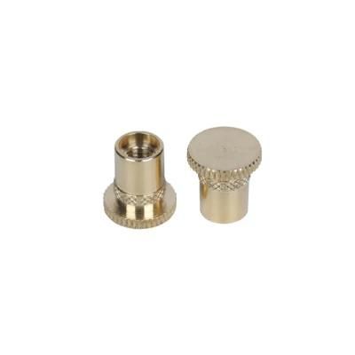 Brass Knurling Flange Nut, Internal Thread Nut, Insert Nut, Round Head Nuts