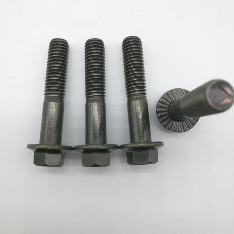 Titanium Hexagon Head Flange Bolt Screw