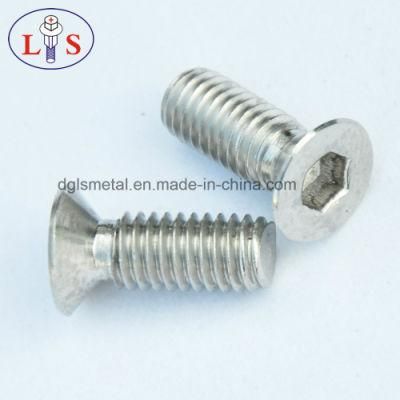 Stainless Steel Hexagonal Socket Bolt Ss 304 Countersunk Head Bolt