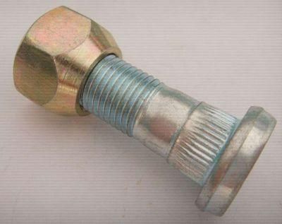 Custom Zinc Plated Bolts/ Automotive Wheel Bolts with Nuts/ Bolt