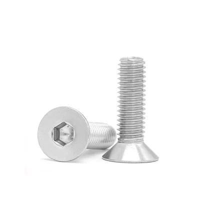 M6 M8 M10 M12 M16 304 Stainless Steel Countersunk Head Hex Socket Screw