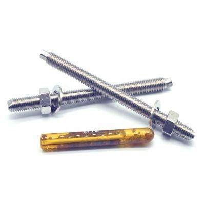 China Wholesale Fastener Hardware M8 - M30 Stainless Steel 304 Chemical Bolts Anchors