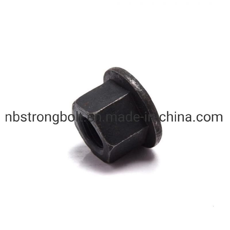 DIN6331 Black Hex Flange Nut