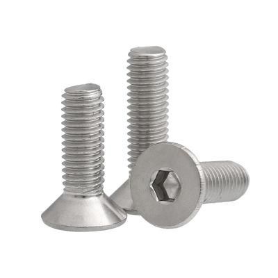 DIN 7991 M3 Stainless Steel Machine Screw Hexagon Socket Countersunk Head Screws Socket Cylinder Head Machine Screw