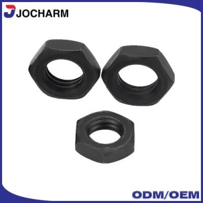 Black Oxide Galvanized Steel Hex Panel Thin Nut