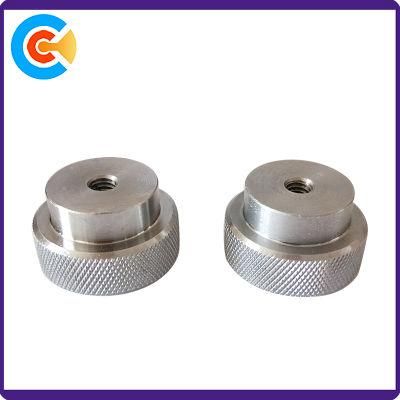 Stainless Steel CNC Machining Knurled Nut