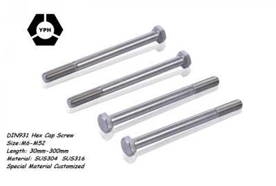 Hexagon Head Bolts DIN 931 (half thread) Carbon Steel