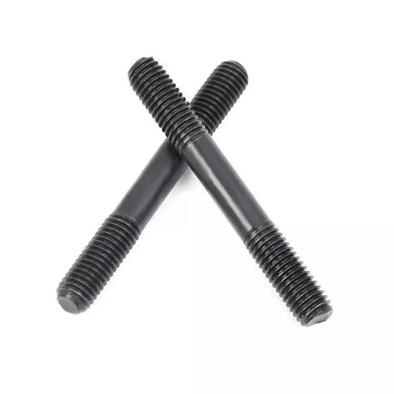 Black Coating 12.9 Double Head Bolt DIN939 Stud Metal 1.25D Bolt