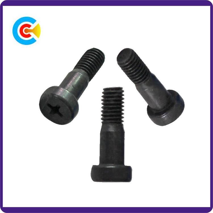 DIN/ANSI/BS/JIS Carbon-Steel/Stainless-Steel 4.8/8.8/10.9 Galvanized Cross Reinforcement Bar Screw for Building/Railway