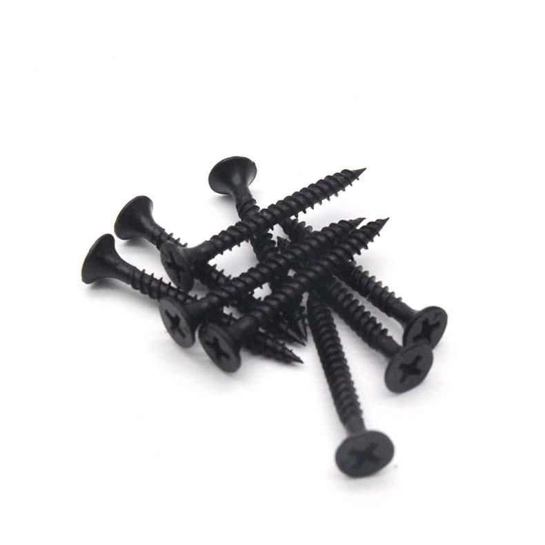 Cross Recessed Countersunk Head Black Phosphate Drywall Screw