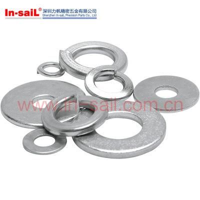 Zinc Plated Steel Flat Washer &amp; Spring Washer