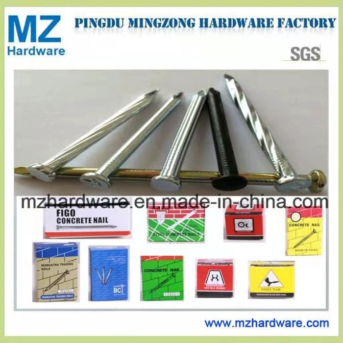 Galvanized Black Concrete Steel Masonry Nail for South Africa