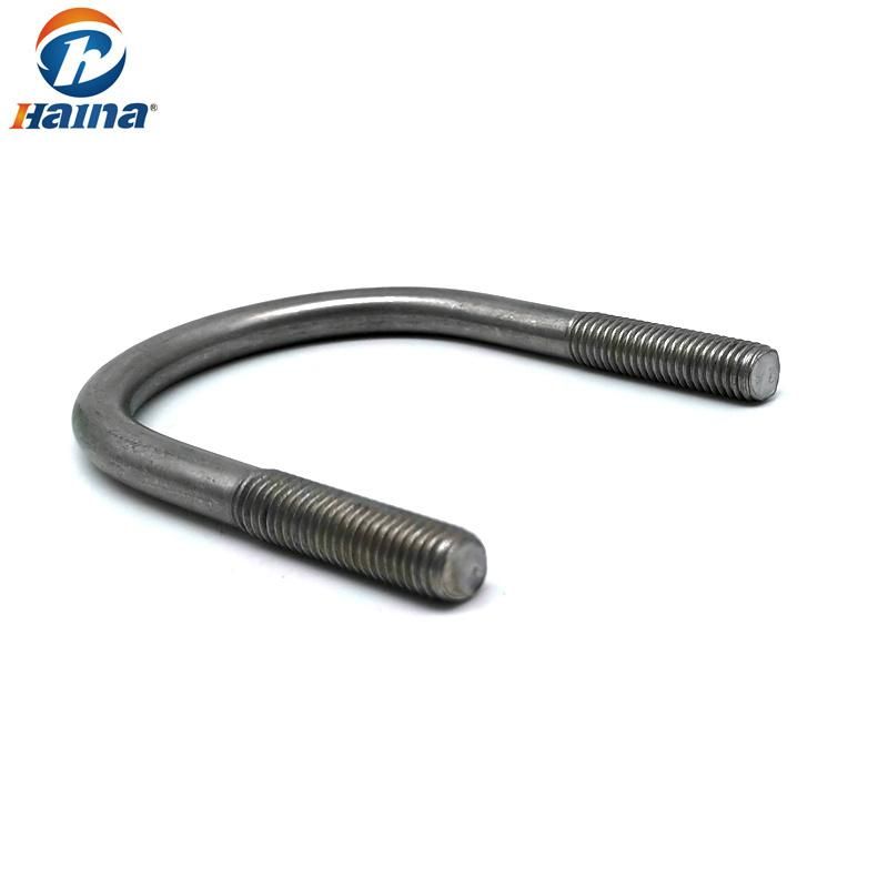 DIN3570 SS304 Ss316 8.8 B7 B7m Grade U Bolt