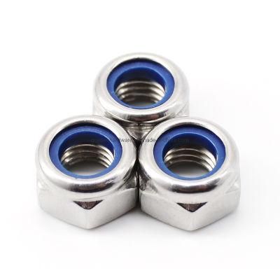 Stainless Steel 304 or 316 Nylon Insert Lock Nut