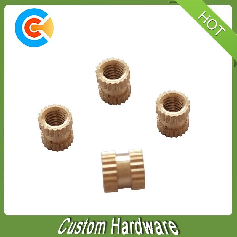 Brass Embedded Lock Nut Knurled Nut Embedded Copper Nut