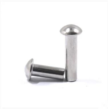 Auto Parts Fasteners DIN 124 Stainless Steel Round Head Rivets (Nominal Diameters From 10 mm to 36 mm) Made in China
