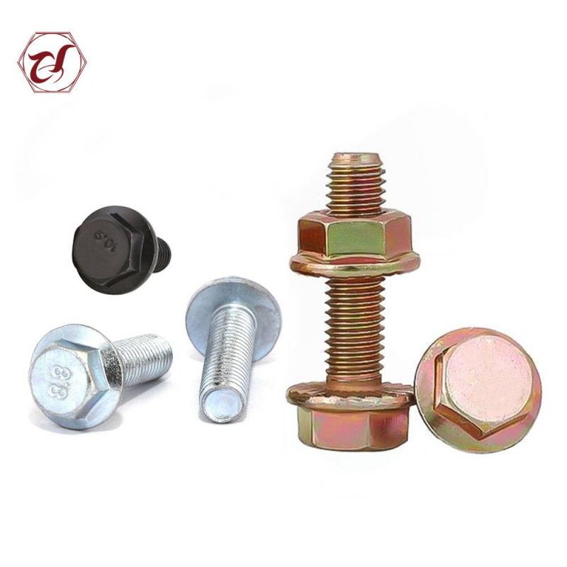 Yellow Zinc Plated Hex Bolt/Flange Bolt/Square Head Bolt/HDG Bolt/Black Bolt
