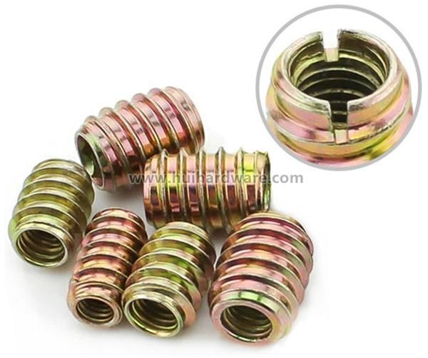 Carbon Steel Galvanized Wood Insert Hex Socket Nuts