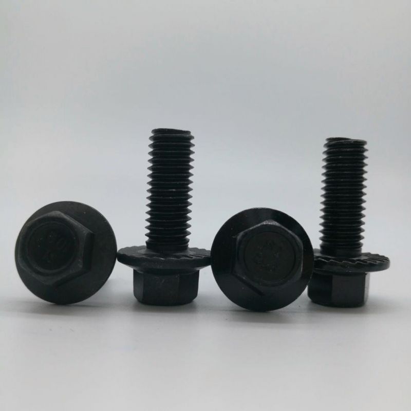 DIN6921 Full Thread Hex Flange Bolt with Serrated