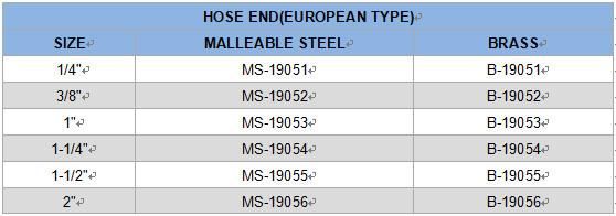 Air Hose Coupling European Type Hose End Compressor Claw Couplings