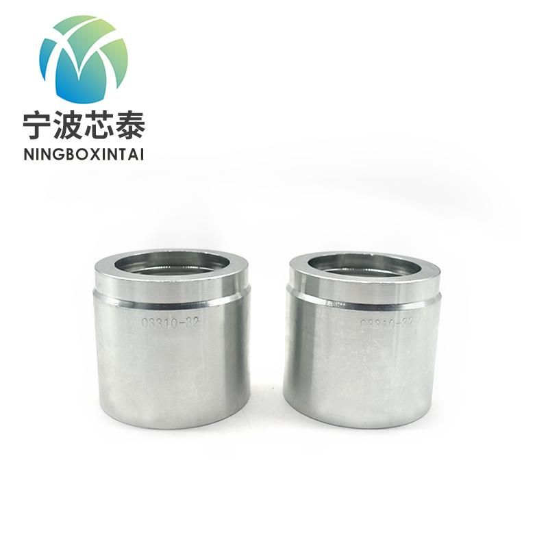 Carbon Steel Hydraulic Hose Ferrule Fitting and Galvanized Pipe Fittings SAE100r2at/En 853 2sn Ferrule for R12 4-Spiral Hose