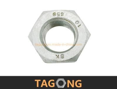 Lock Nuts HDG Class10 M42 Hex Heavy Nuts ISO4032