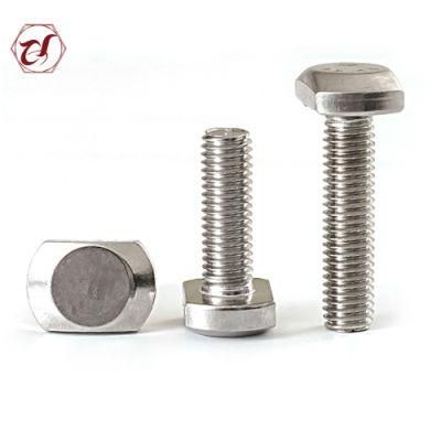 Square Head Stainless Steel 304 Hammer Slot T Head Bolt