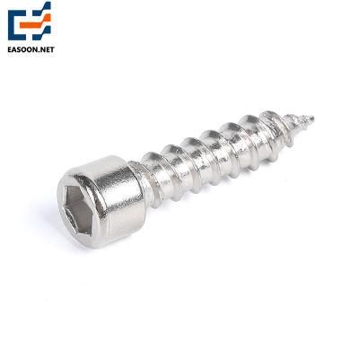 Nickel Plated Hexagon Head Self Tapping Screw Nickel Plated Screws Thread Forming Self Tapping Torx Screw Socket Machine Screws