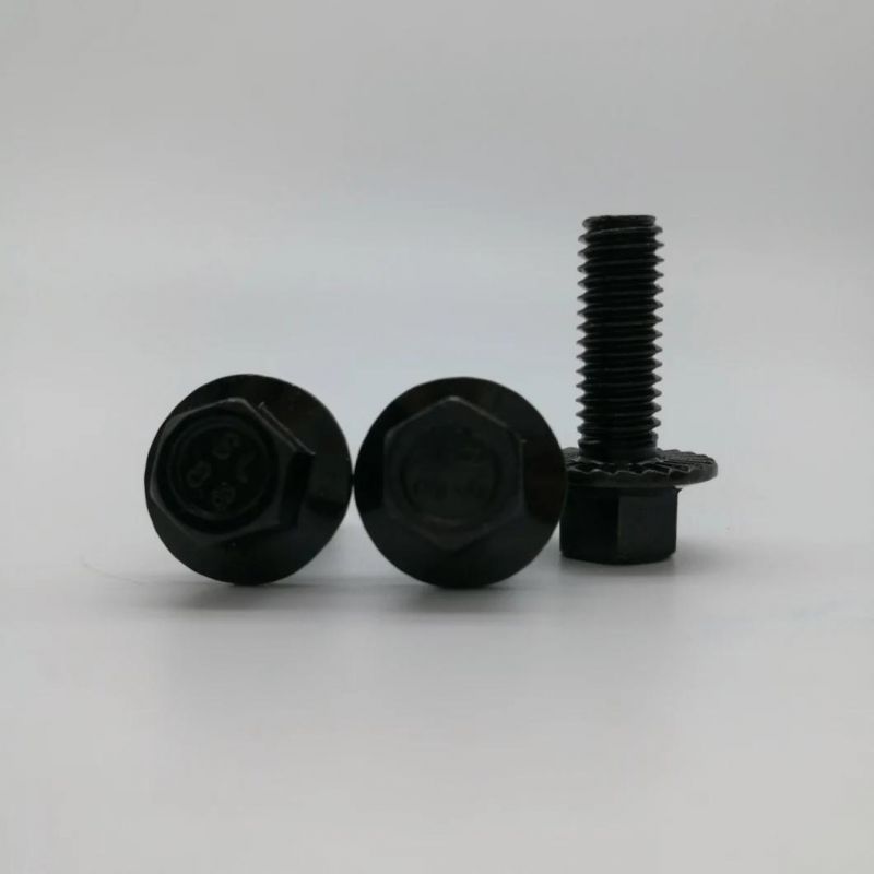 Hex Head Flange Bolt Flange Screw with Serrated