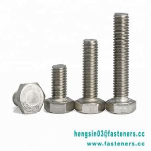 High Quality Hot Sale 201/304/316 Stainless Steel Hex Head Bolt Manufacturer