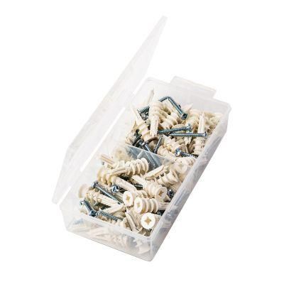 Plastic Box Anchor Plasterboard Fixing Screw Anchor Kit