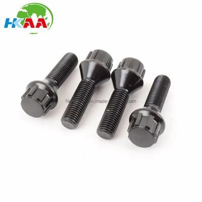 Black Zinc Coated Wheel Lock Bolts