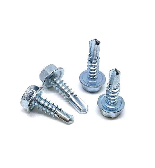 DIN 7504 Hex Head Self Drilling Screw with EPDM Washer