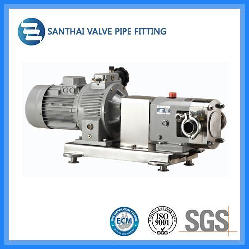 Food Grade Stainless Steel Rotor Pump Hygienic Rotary Lobe Pump Three Lobe Pump Sole Pump 100L/100 Rew