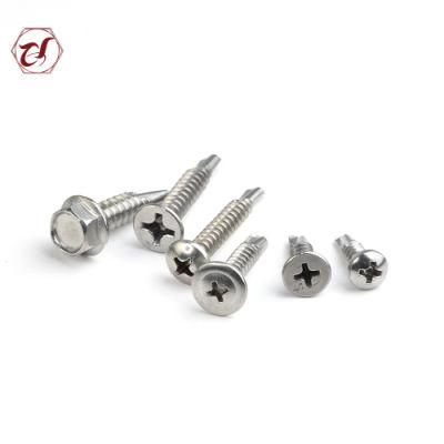 Stainless Steel Phillips Flat Head Self-Drilling Screws