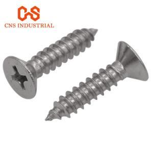 Self Tapping Screws Cross Recessed Countersunk Head Flat Wood Screws