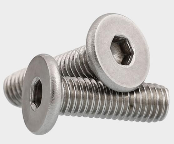 Stainless Steel Ss Flush Head Bolts M2.5 M3 M4 M5 M6 M8 Flat Head Countersunk Hex Socket Allen Head Bolt