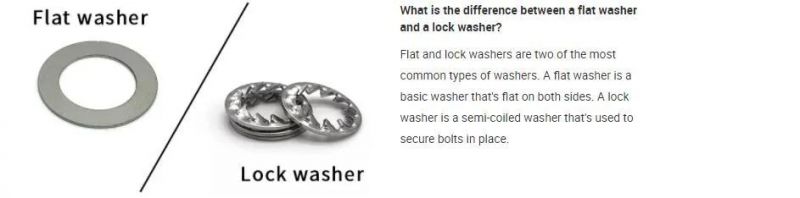 China Manufacturer Wholesale Stainless Steel DIN125 GB97 Flat Washer Plain Metal Flat Washer